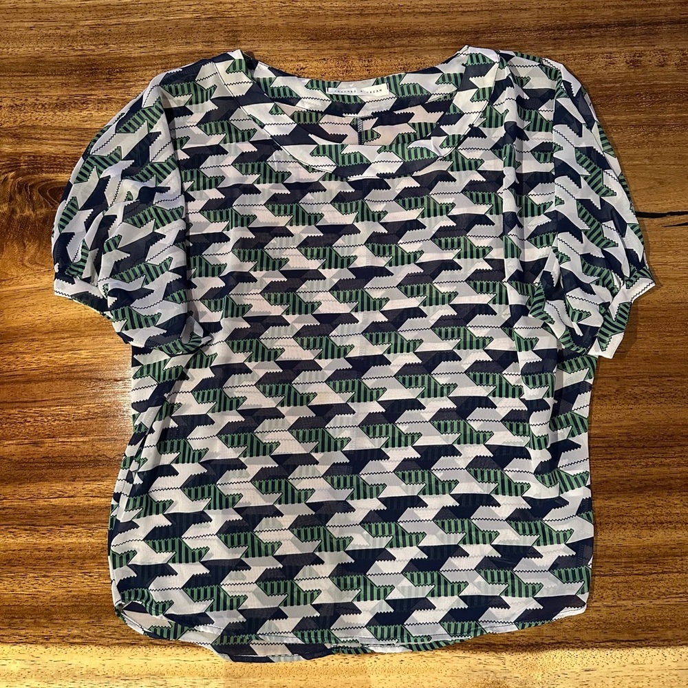 Peaches N Cream Short Sleeve Top - Size Small